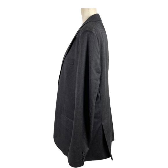 Banana Republic Men's Single Breasted Tailored Suit Jacket Dark Charcoal Sz 44R - Picture 8 of 16